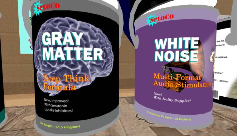 Gray Matter and White Noise Gallon Cans by demarco Spatula